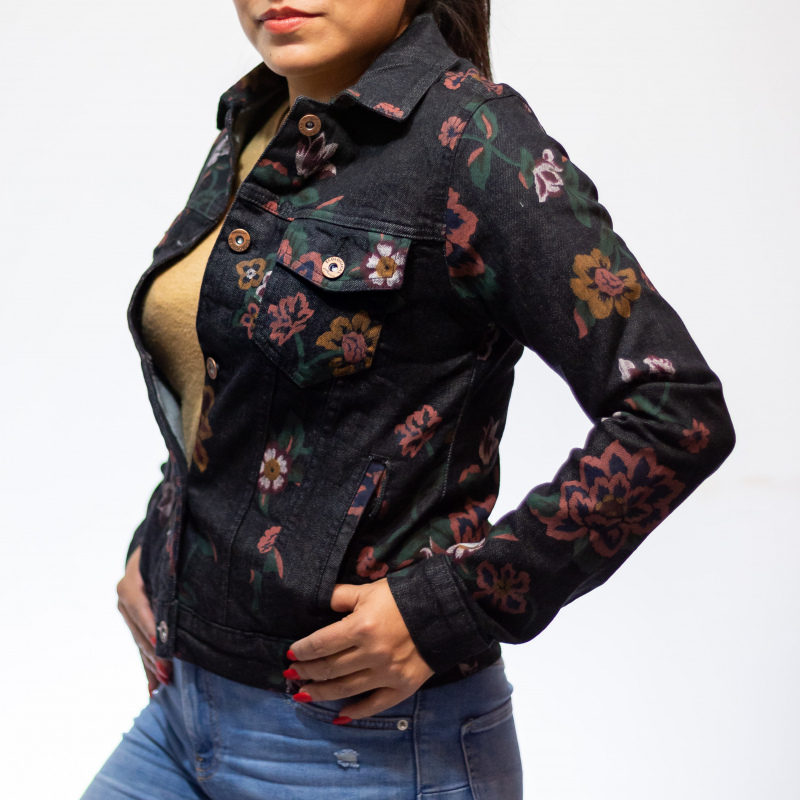 Chamarra de Mezclilla Dama Basic