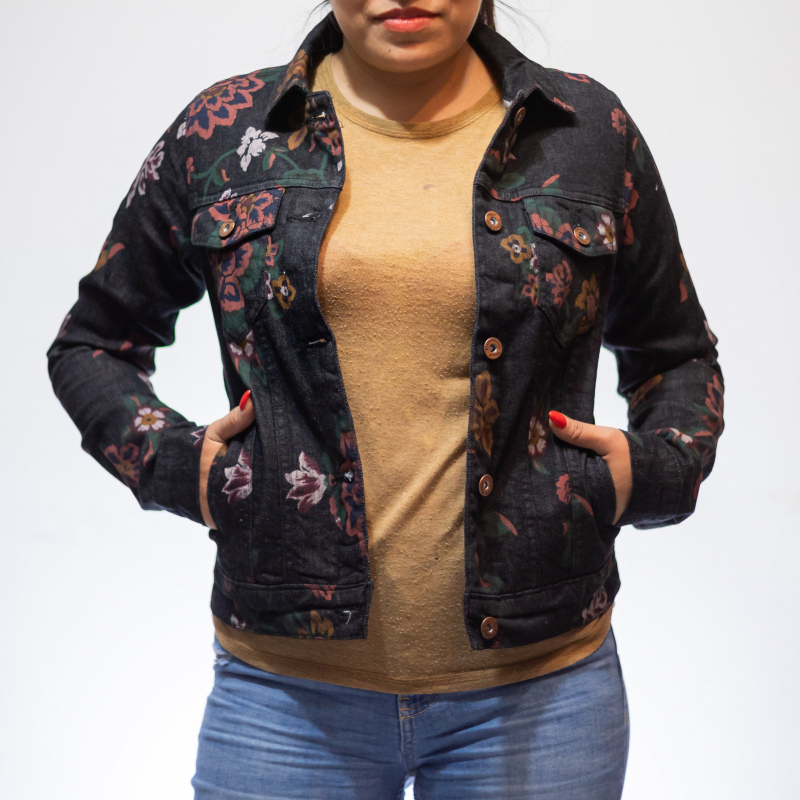 Chamarra de Mezclilla Dama Basic